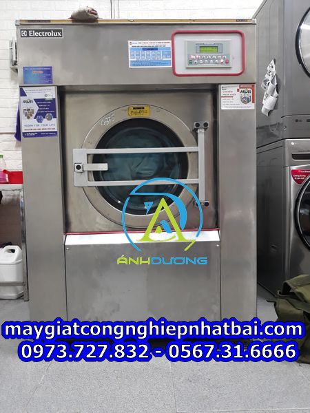 Lắp đặt máy giặt công nghiệp cũ nhật bãi tại Uông Bí